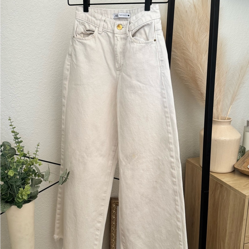 Women's Cream Jeans
